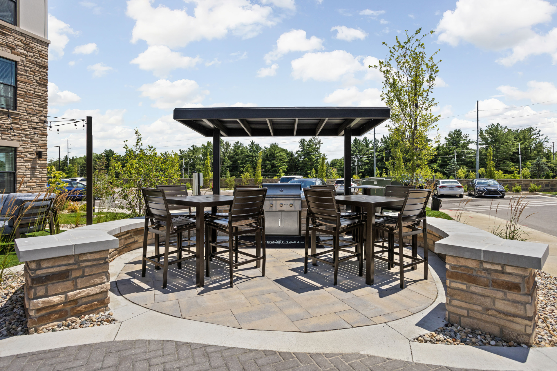 The Steadman Outdoor Grilling Area